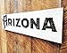 Arizona Sign | Carved in a 40
