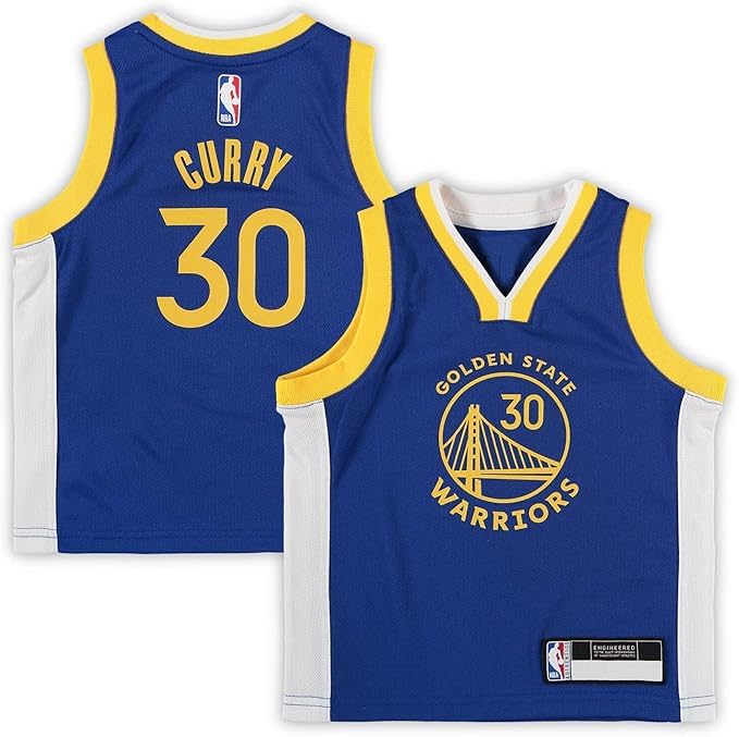 Stephen Curry Golden State Warriors NBA Infants 12-24 Months Blue Icon Edition Player Jersey (US Age 18 Months Blue)