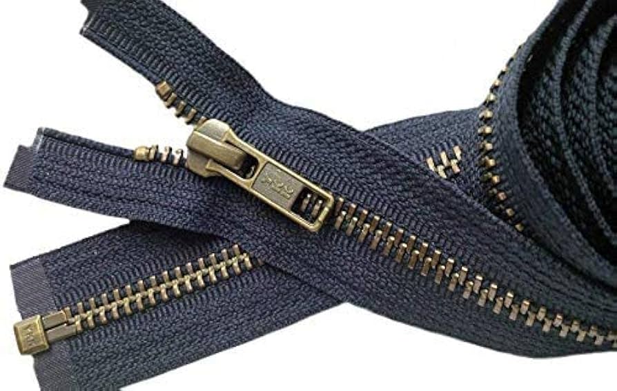 YKK®- Jacket Zippers YKK® #5 Antique Brass- Metal Teeth