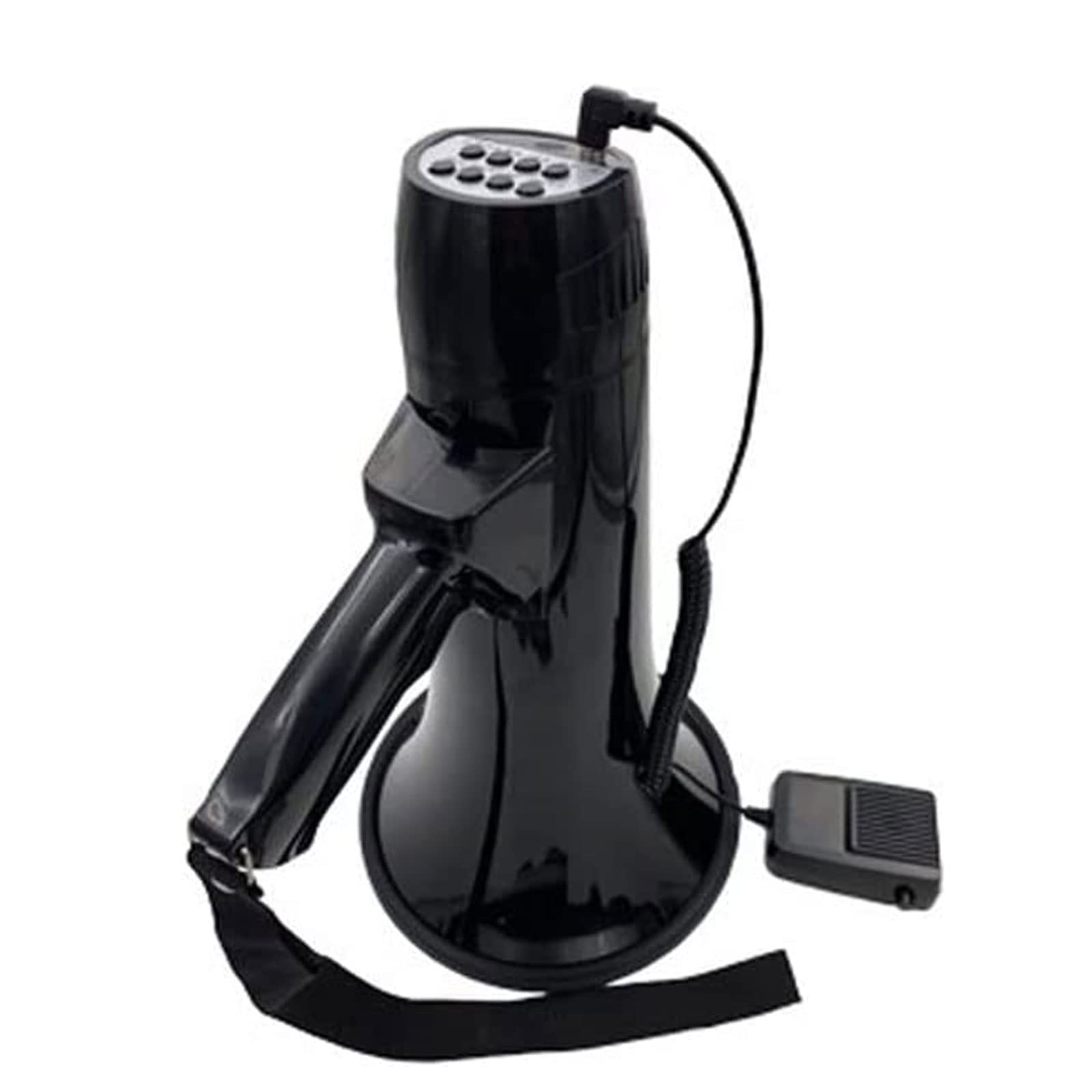 GFJryET Handheld megaphone, Megaphone Speaker 30W Handheld USB Built-in Siren Referee Bullhorn