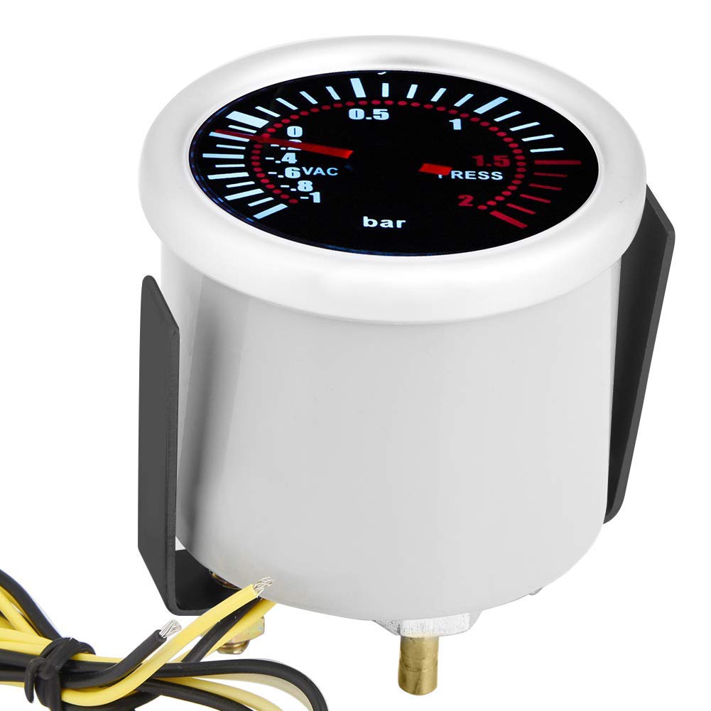 EBTOOLS pour manometre pression turbo pour manometre pression turbo Jauge Turbo Boost compteur de jauge PSI Digital Turbo Boost PSI universel de voiture de 2 pouces Turbo Boost Gauge jauge de suralim