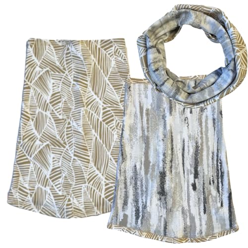 Image of BANDI UPF 50+ Sun Protective Wrap - Reversible Neck Gaiter, Lightweight Scarf with UV Protection for Travel, Made in USA