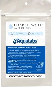 Worlds #1 Water Filter Tablet - Aquatabs
