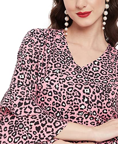 Image of Uptownie Lite Women's Crepe Skater Knee Length Dress