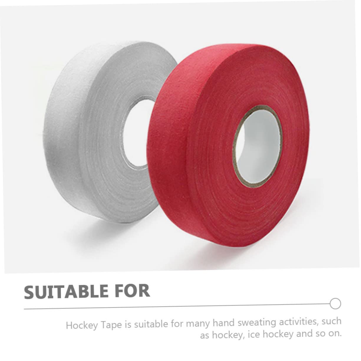 Hemoton 1 Roll Portable Hockey Tape Black Ice Hockey Stick Tape Removable Sports Racket