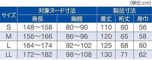 [日本エンゼル] 【ねまき】【入院】【介護】【男女兼用】 ケアねまき：メリヤスタイプ サックス(LL)公式通販