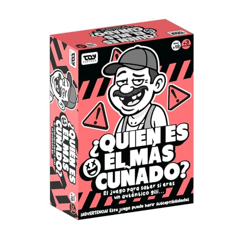 ¿Quién es el Más Cuñado? Juego de Mesa Divertido y Picante para +18, 2-8 Jugadores, Hot, Versión Española