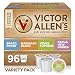 Victor Allen's Coffee Around The World Variety Pack (Brazil Primo, Kenya Supreme, Kona Blend, Papua New Guinea), 96 Count, Single Serve Coffee Pods for Keurig K-Cup Brewers