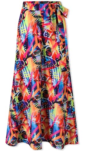 Image of Cromoncent Matching Hawaiian Outfits for Family, Dad and Son Matching Luau Beach Tropical Shirts Mommy Daughter Tropical Sets