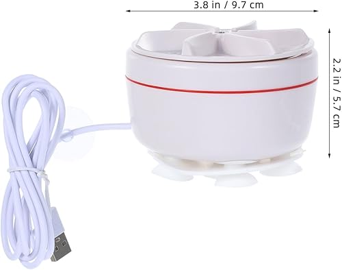 Miniatura 2 de NUOBESTY Lavadora plegable ultrasónica portátil para ropa interior, camisas y artículos, material ligero y duradero para viajes y negocios