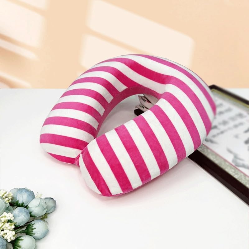 U-Shaped Memory Foam Pillow Suitable Storing Carrying for Use As Seat Cushion When Traveling Vehicle