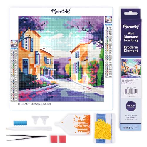Diamond Painting Printemps en Provence 25x25cm pour vos moments de détente créative