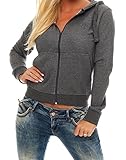 Gennadi Hoppe Damen Trainingsjacke Gennadi Hoppe Damen Trainingsjacke, Joggingjacke, Fitnessjacke, Sportjacke ist eng anliegend, kurz gehalten
