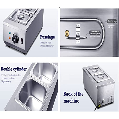Máquina para fundir chocolate con doble olla miniatura 6