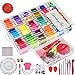 Embroidery Floss Cross Stitch Threads String Kits with Organizer Storage Box Included 108pcs Colorful Friendship Bracelets Floss with Number Stickers&Floss Bobbins &110 Pcs Cross Stitch Tool Kits