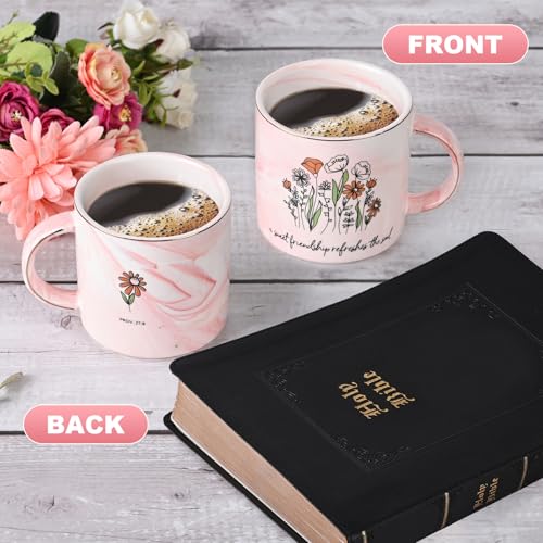 Christian-Gifts-for-Women-Friendship-Gifts-for-Women-Friends-Coffee-Mugs-for-Women-Best-FriendInspirational-Scripture-Friends-Coffee-Mug-14-oz-with-Bible-VerseA-Sweet-Friendship-Refreshes-the-Soul