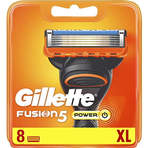 Gillette - Ancienne version - Fusion Power pour hommes - 8 lames de rasoir de rechange