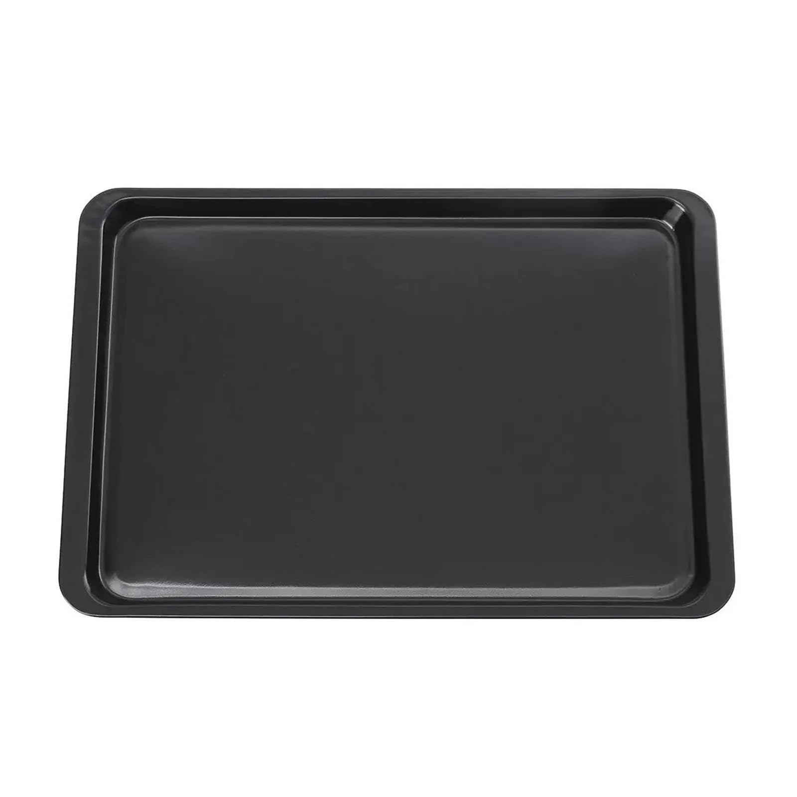 Backblech Rechteckiges Backblech aus Kohlenstoffstahl, antihaftbeschichtet, for Brot, Kuchen, Backblech, Ofen, Schwarz, Backblech, DIY-Backformen for die Küche, 35,6 cm