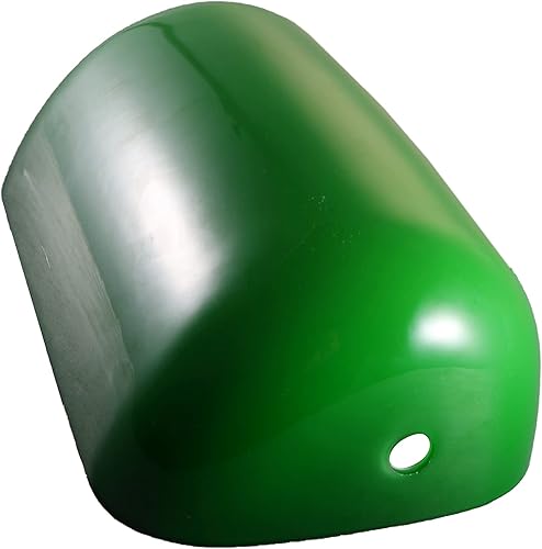 Miniatura 3 de Sombra de cristal para banquero, reemplazo de sombra de banquero, tamaño estándar (blanco)