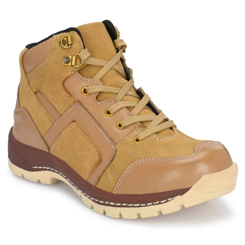 DIMMO Tan Genuine Leather Steel Toe Safety Shoe (NW3318) (B0CN77DXPZ) Amazon Price History, Amazon Price Tracker