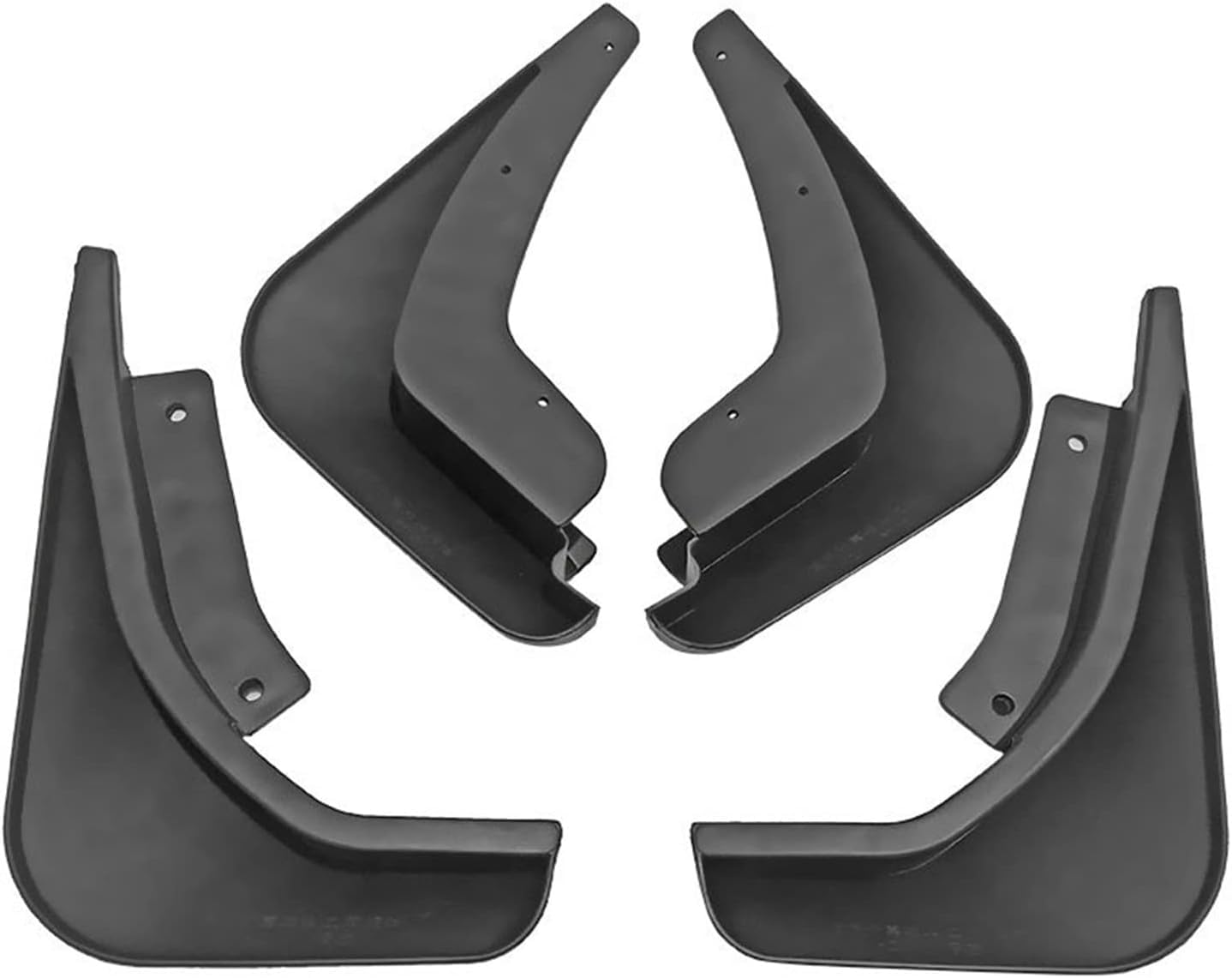 ZanLIn Car mudguard suitable for Ford Fiesta Mk7 2009-2016, Mud Flaps Splash Guards Replacement Decorative Mudguard Wheel Baffle Protection
