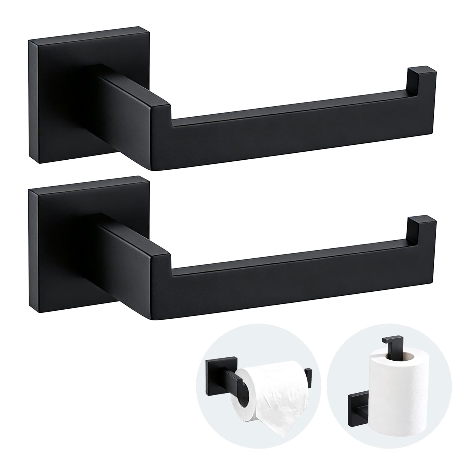JOPOFI Toilet Paper Holder - Bathroom Toilet Roll Holder - Matte Black — Amazon image 8