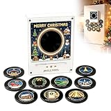 Jingle Vinyl Christmas NFC - Set di carillon magnetico con 9 dischi