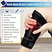 Hiball Adjustable Calf Brace for Men Women, Lower Leg Compression Wrap, Calf Compression Sleeve with Six Nylon Buckle Pressure Strips, Shin Splint & Calf Support for Torn Calf Muscle, Varicose Veins