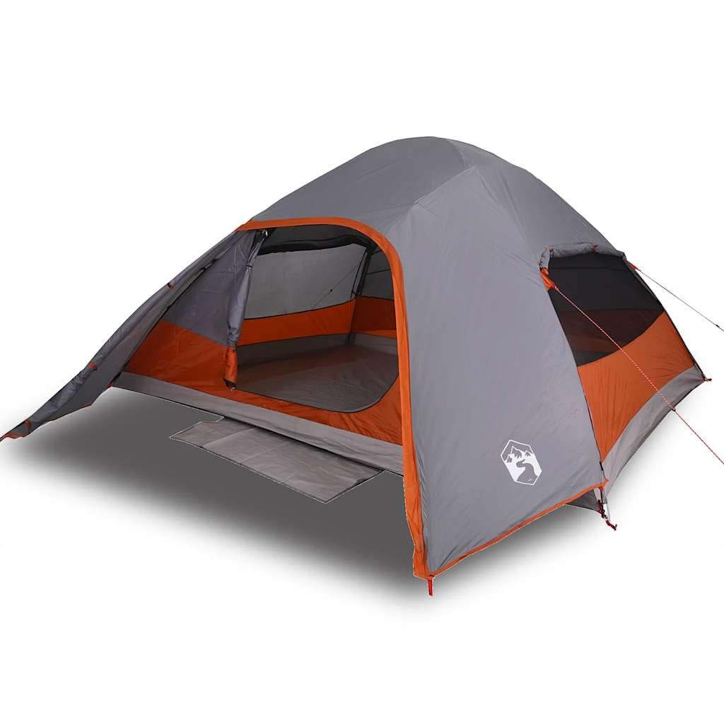 Genérico Tienda de campaña iglú para 4 Personas Impermeable Gris,Deportes,Actividades al Aire Libre,Camping y Senderismo,Tiendas de campaña-94721
