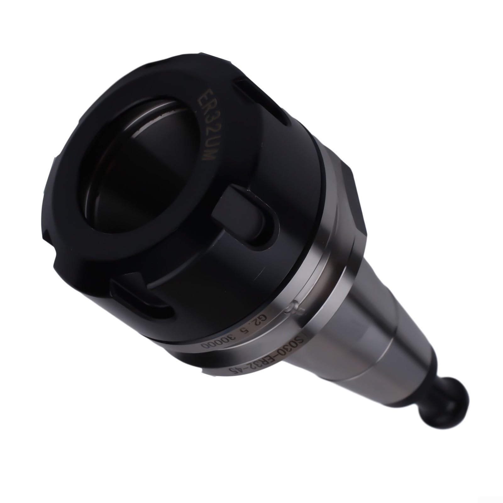 ISO30 ER32 - Collet equilibrado de 45 L para soporte de herramientas de torno CNC con perno de tracción, portabrocas de fresado alto de 30000 RPM compatible con máquinas ISO 30