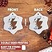 3dRose Outline of Scotland with the Burnett Clan Family Tartan. 3 inch Snowflake Porcelain Ornament