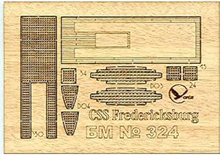 OREL Wooden Veneer Decks 324/3 for Fredericksburg, 1/200 Navy CS America 1864