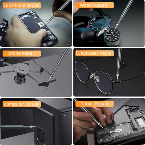 Image of Small Precision Screwdriver Set,50 in 1 Professional Magnetic Mini Screwdriver Repair Tool Kit for PC,Computer,Laptop,Iphone,Cell Phone,MacBook,Tablet,Watch,Eyeglasses Electronic Ring Doorbell