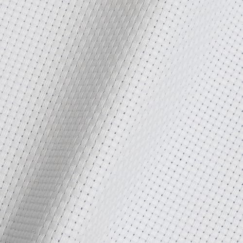 Image of Aida Cloth 9 Count Cross Stitch Fabric,19x28inch (9CT,White)