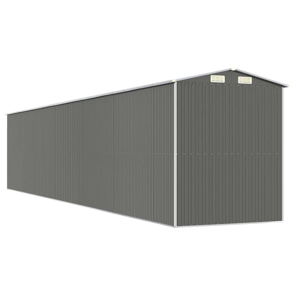 Générique Abri de Jardin Gris Clair 192x1021x223 cm Acier galvanisé,Maison & Jardin,Pelouses & Jardins,Vie en extérieur,Structures extérieures,Cabanes & abris de Jardin,3147448