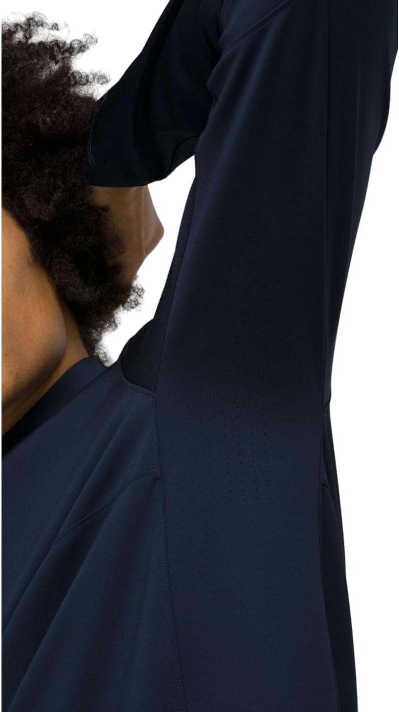 WILSON Elevate Performance Half-Zip Mens Tennis Pullover Classic Navy - Image 3