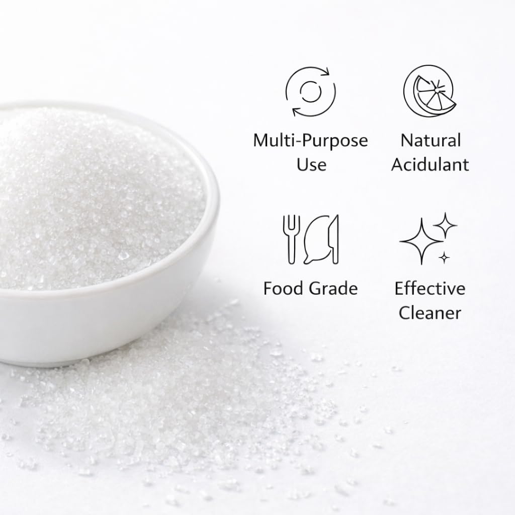 Bharat Citric Acid/Lemon Crystal,Pack of 900 grams powder 2