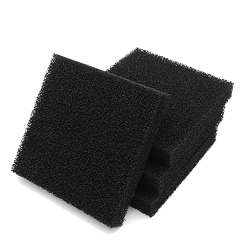 Afacygn Aquarium Filter Activated Carbon Media Pad Pre Filter Nitrate Remover For Fish Tank Pond Canister Filter (Xl (15X15X2.5Cm) 4 Pcs) #TOP2