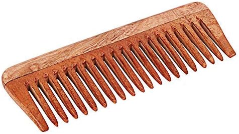 SVATV HANDCRAFTED NEEMWOOD COMB for DETANGLING HAIR FOR THICK CURLY AND WAVY HAIR - Image 4