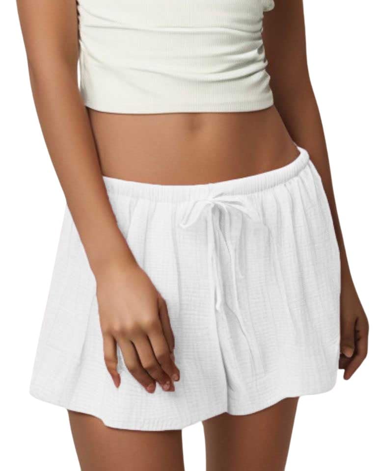 codcm Womens Pajama Shorts Soft Cotton Gauze Sleep...