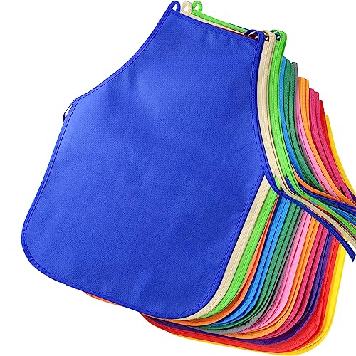PLULON 30 Pcs Kids Apron Painting Aprons - Image 4