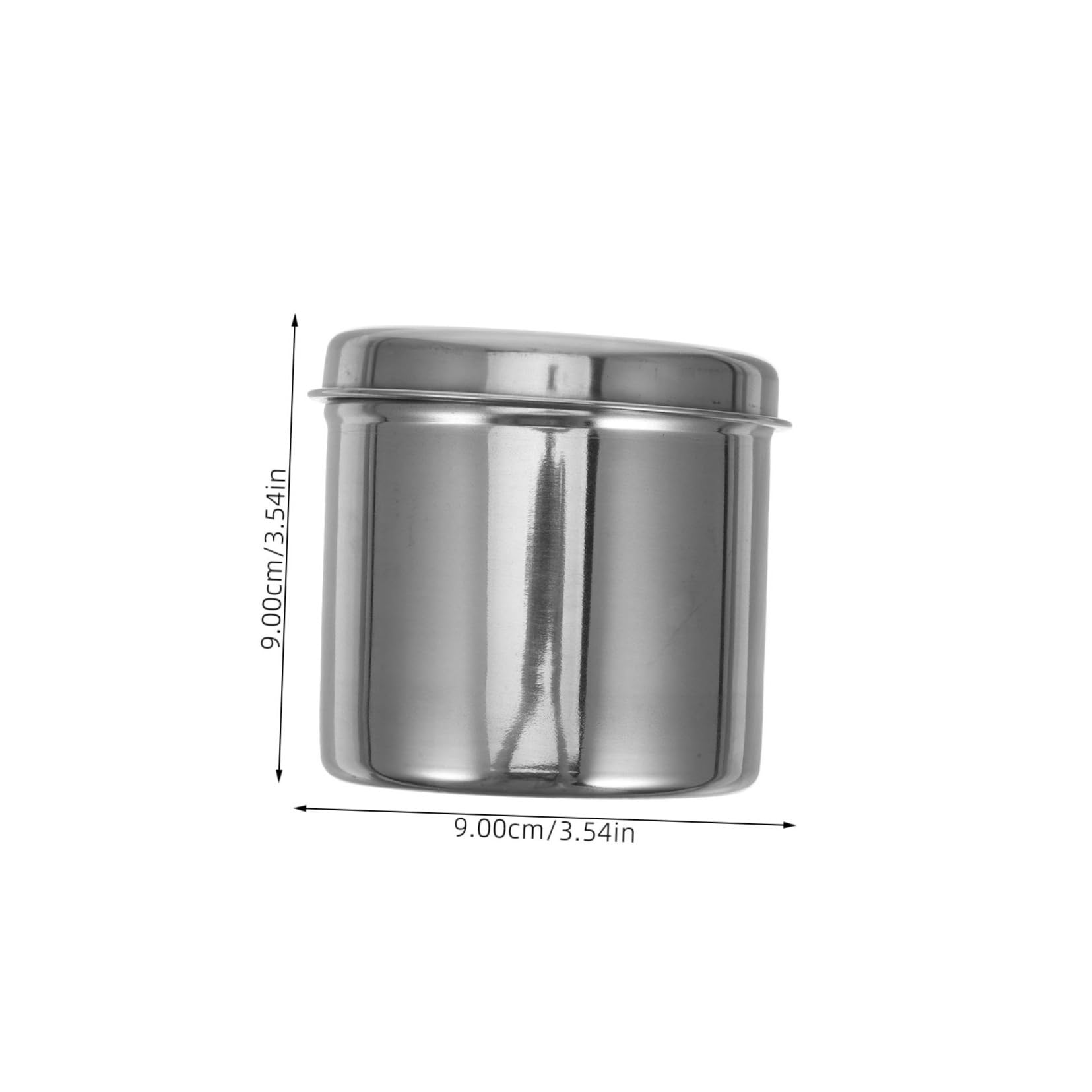 MUSISALY 304 Steel Gauze Jar Lid Multi-Purpose Storage for Cotton and Dressings Leakproof Box