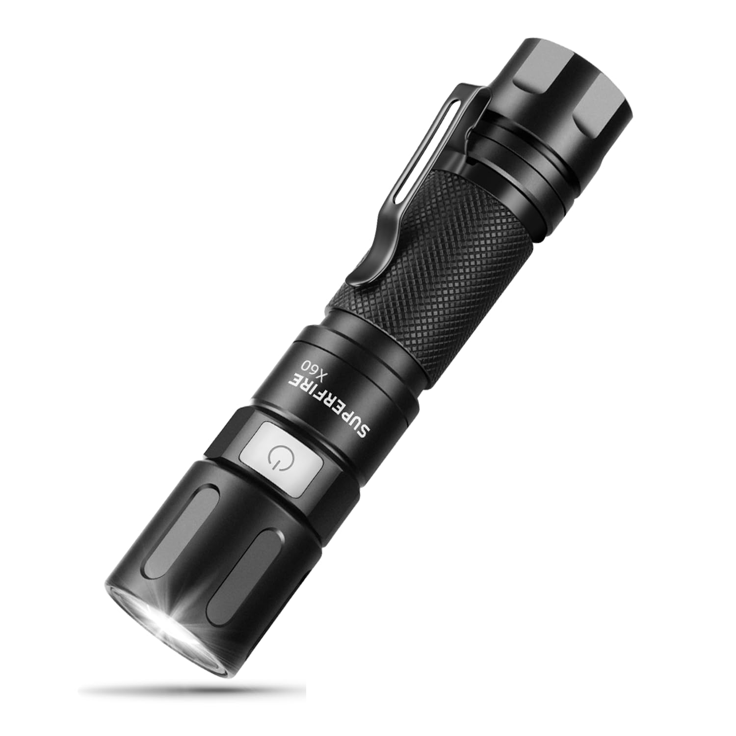 Rechargeable LED Flashlights High Lumens, Small Flashlight Powerful Tactical Flashlight with Zoomable, 4Modes, Water Resistant Flashlights for Emergencies, Hiking,Camping