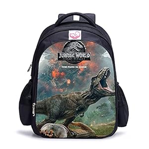 Jurassic Park Rugzakken School Tassen Student Lunch Bag Schoudertas 3D Gedrukt Jurassic World Bags