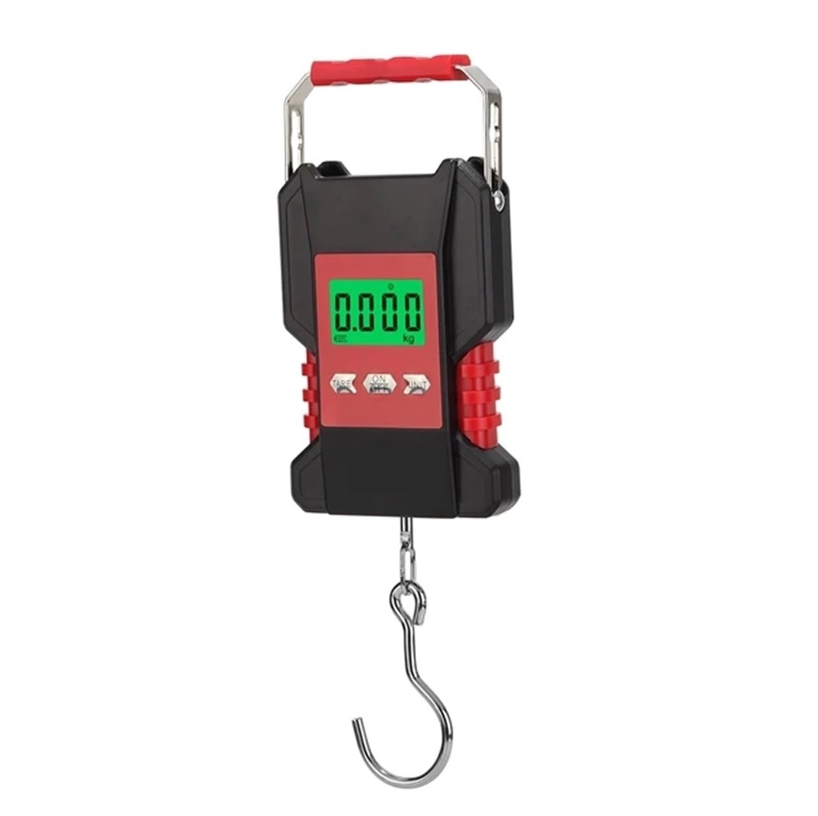 Kongmm One Color Digital Crane Scale, 50Kg Fishing Scale Digital Recharged Hanging Hook Scales For Home Weighing