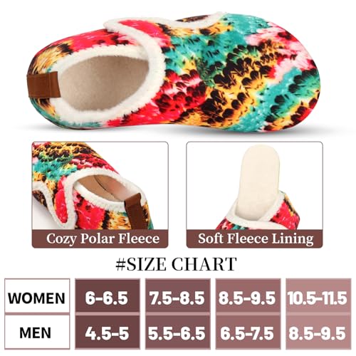 Image of Ibeauti Women Mens House Slippers Lightweight Comfy Barefoot Slipper Socks Rubber Sole House Shoes for Indoor /Outdoor Bedroom Travel