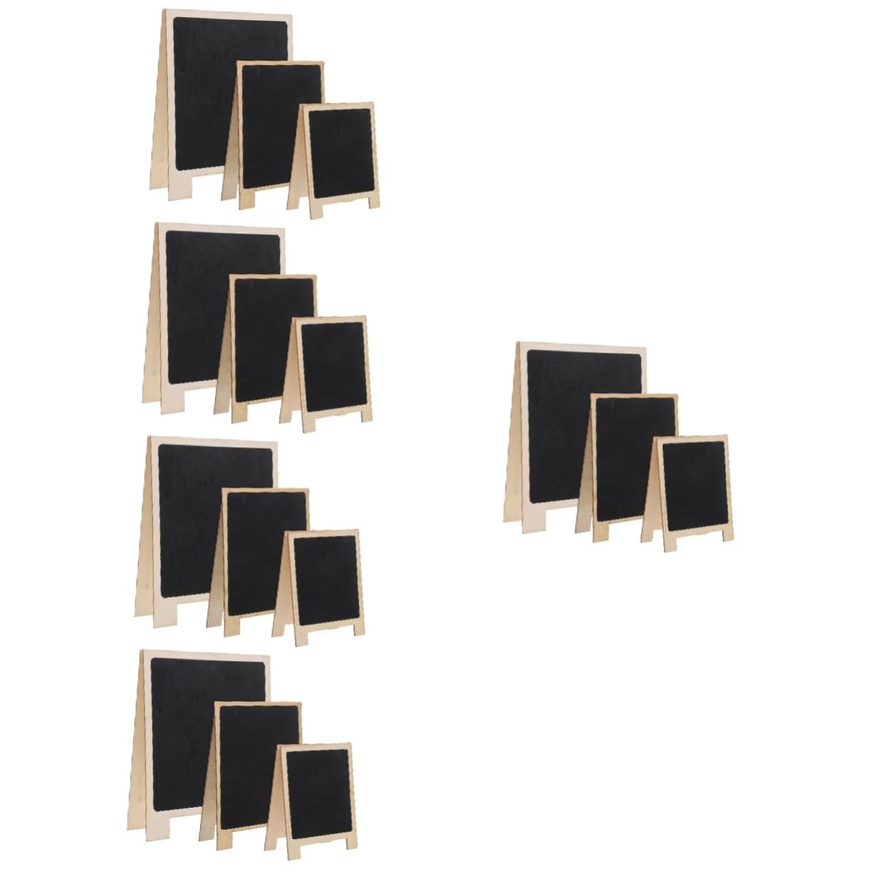 NUOBESTY 15stücke Mini Kreidetafeln Mit Holzrahmen Tischmemo Und Mehrzweck-schiefertafeln Für Restaurant Hochzeiten Partys Und Deko Für Kreative Beschriftungen