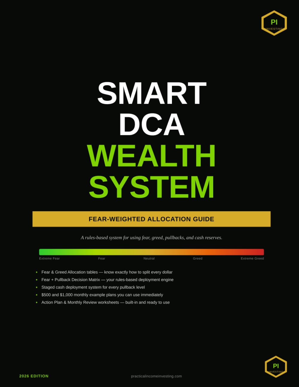 The Smart DCA (Dollar Cost Average) Wealth System: How to Pick the Right Stocks and Invest More When the Market Is Afraid — A Fear-Weighted Allocation Guide for Long-Term Wealth Building