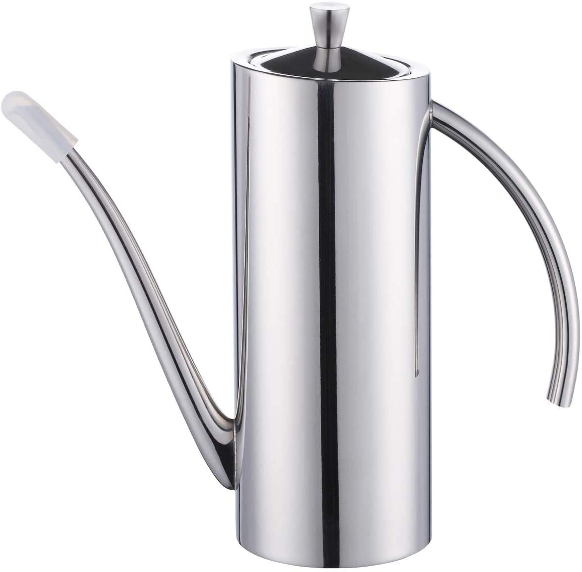 Dispenser Olio E Aceto In Acciaio Inox 304 - 1000ml, Antigoccia, Copertura Antipolvere - Foto 4