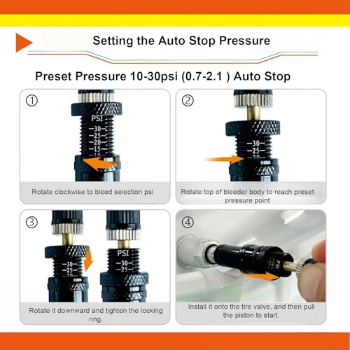 Dégonfleur de valve de pneu pour corriger le surgonflage et stabiliser les trajectoires de camion - 7